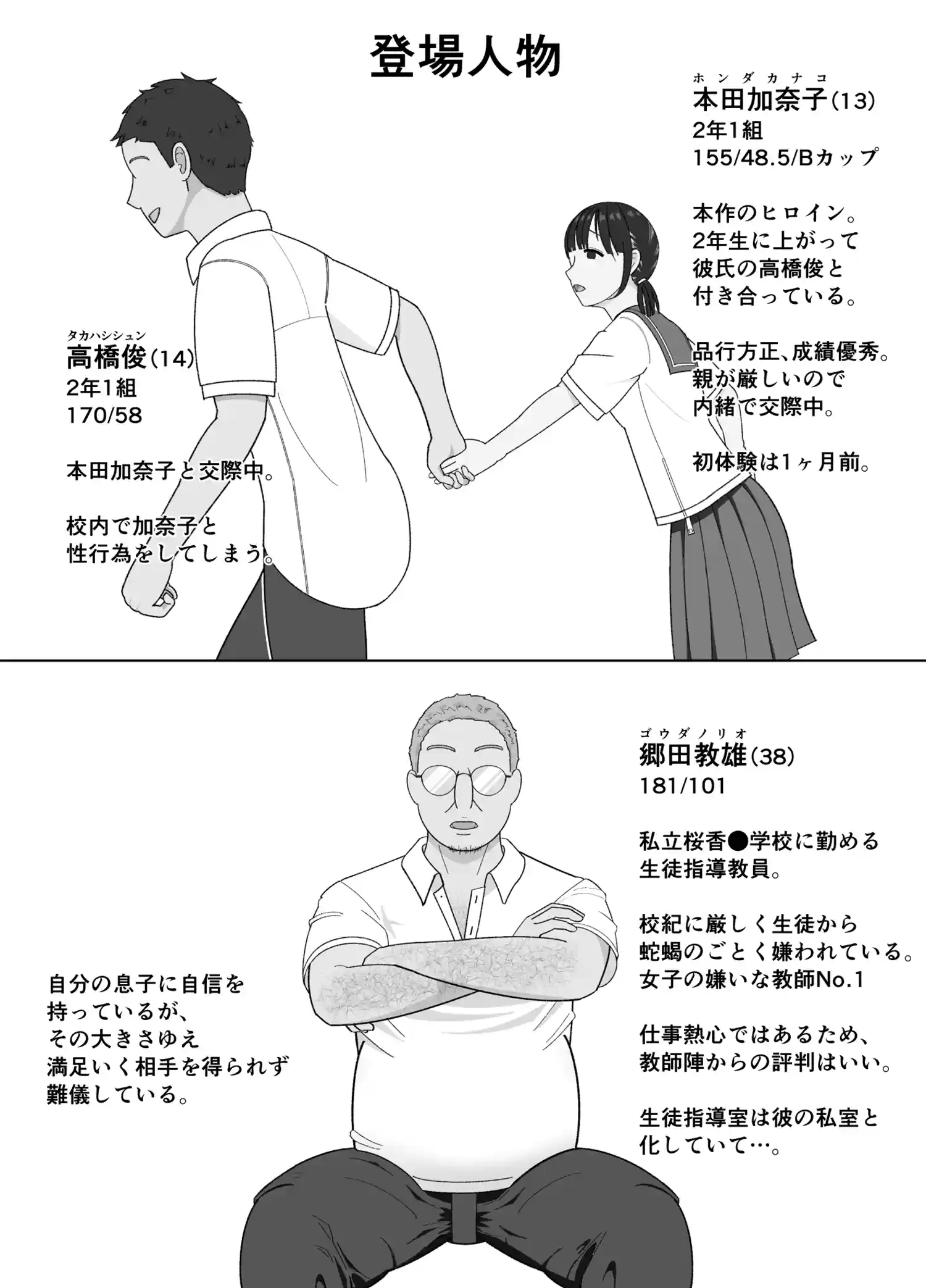 19cmが挿入るまで〜NTR拡張指導〜 本編フル漫画画像1