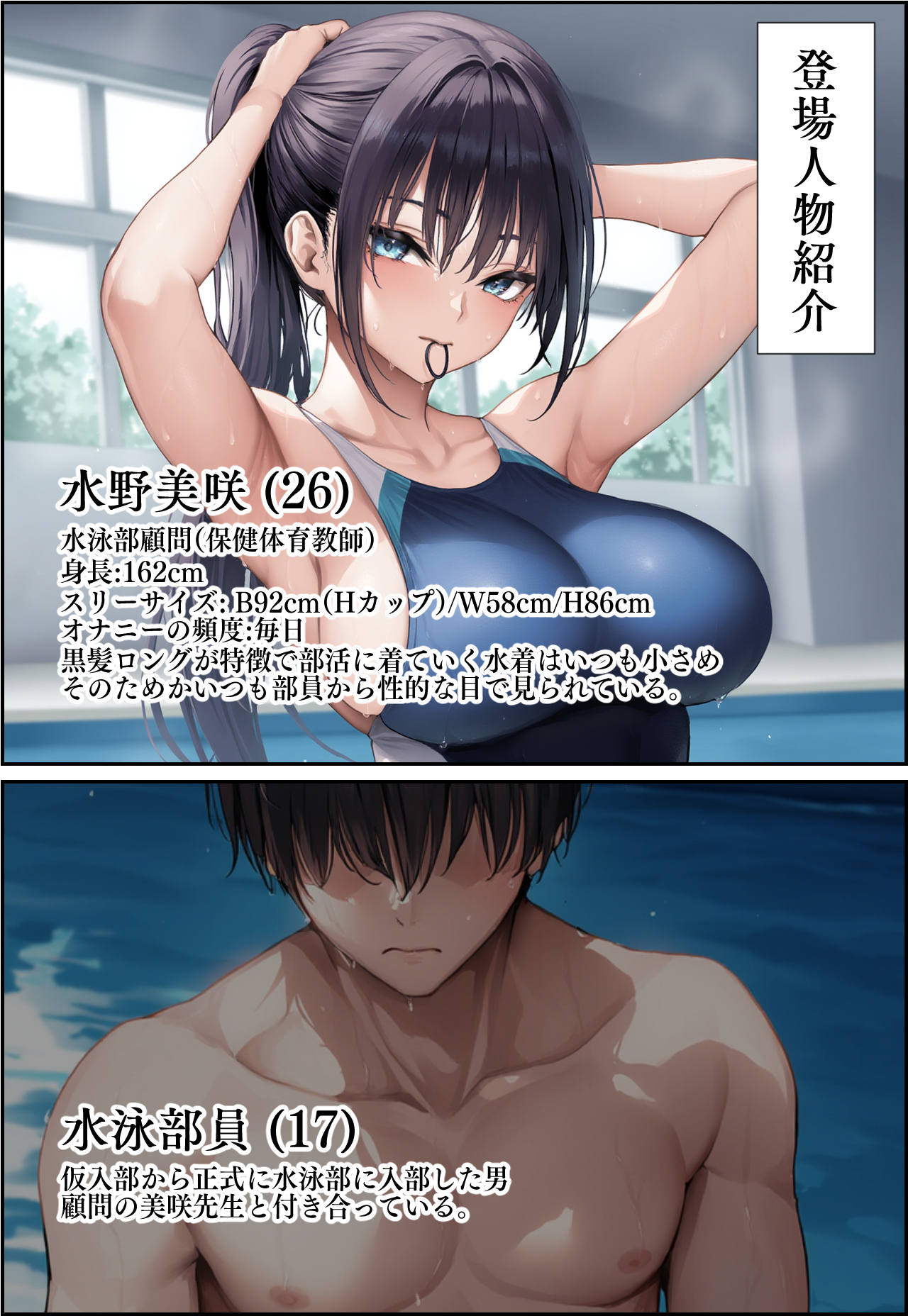 発情したドスケベ水泳部顧問(27)と3泊4日の合宿で禁断の濃厚イチャラブ生ハメH 画像2