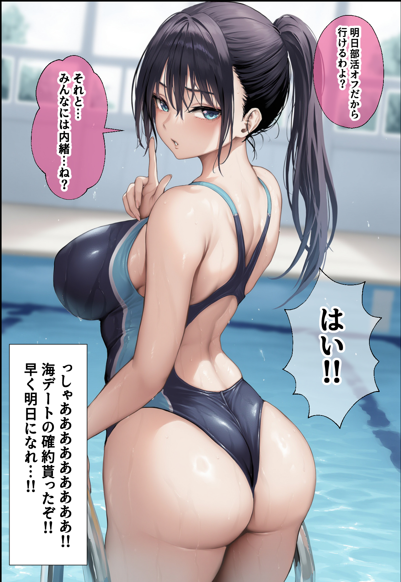 発情したドスケベ水泳部顧問(27)と3泊4日の合宿で禁断の濃厚イチャラブ生ハメH 画像6