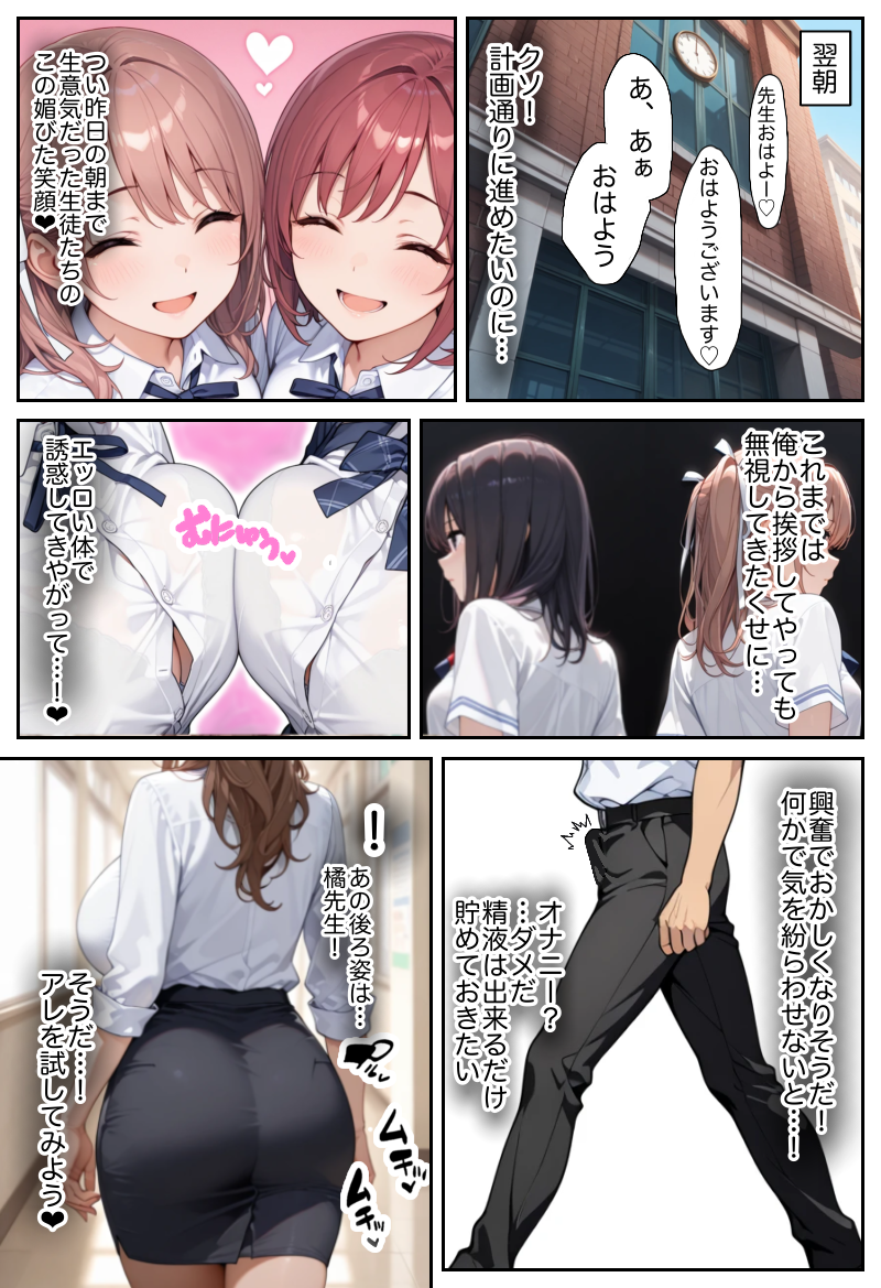 俺しか勃起できない世界 〜Kカップ爆乳陰キャ教え子生オナホ化計画〜 画像20