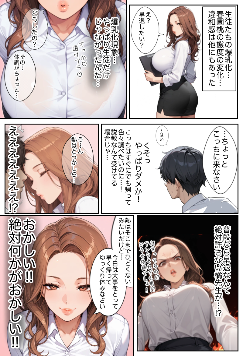 俺しか勃起できない世界 〜Kカップ爆乳陰キャ教え子生オナホ化計画〜 画像8