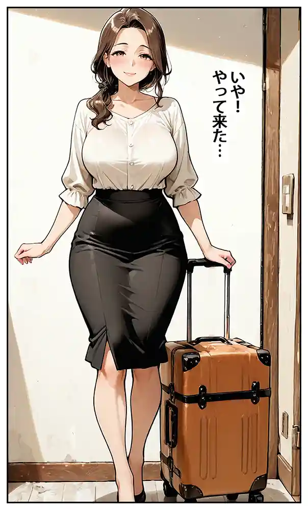 商店街の福引き引いたら人妻が当たった同人フル漫画画像8