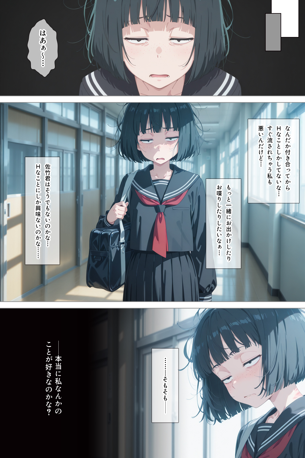 とにかくヤリたくて妥協の末付き合った地味顔で貧相な体の女子をうっかり孕ませてしまった俺の末路 淫紋おじさんがワンピースヒロインを堕とし孕ませる話 無料画像34