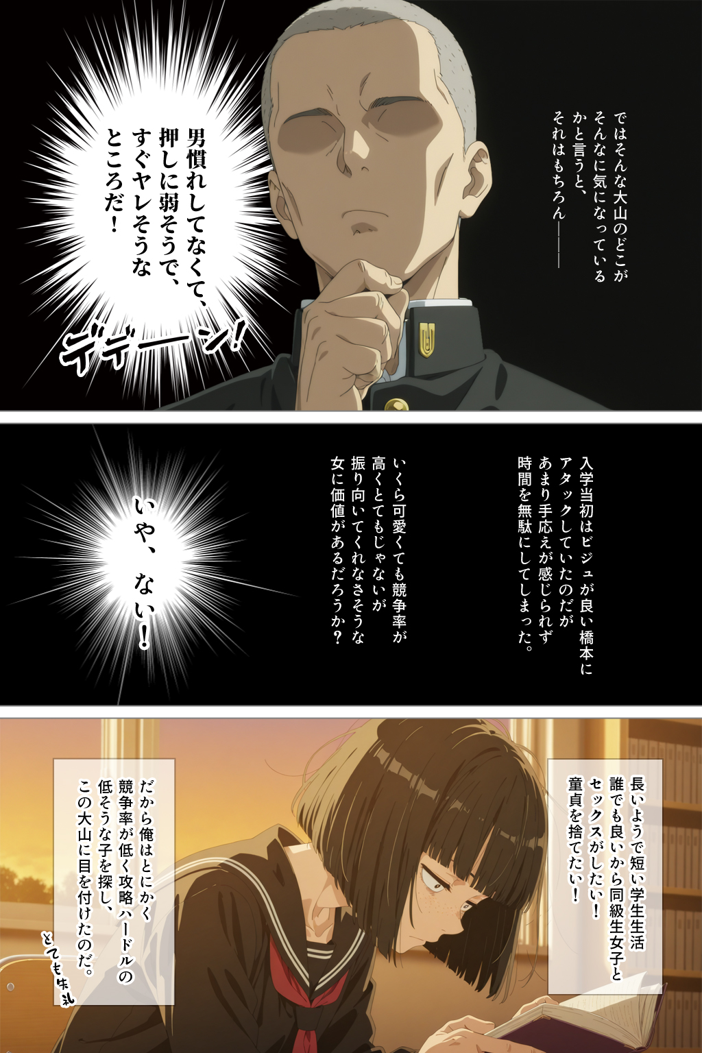 とにかくヤリたくて妥協の末付き合った地味顔で貧相な体の女子をうっかり孕ませてしまった俺の末路 淫紋おじさんがワンピースヒロインを堕とし孕ませる話 無料画像4