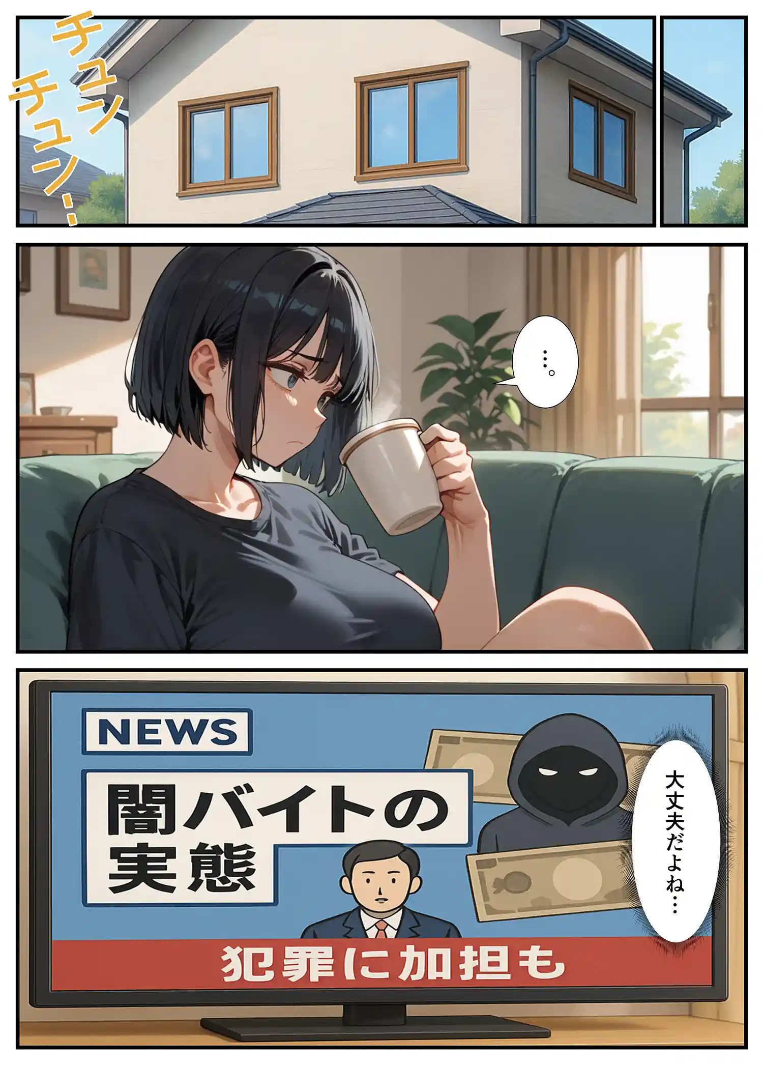 闇バイトでAVに出演したら人生終了した話 無料エロ画像12