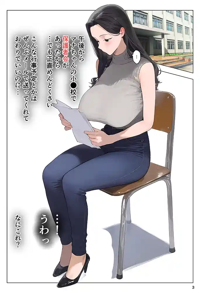 催●アプリで全員支配、妊娠適齢デカ乳美人おじさん赤ちゃん托卵中4 本編フル漫画画像3
