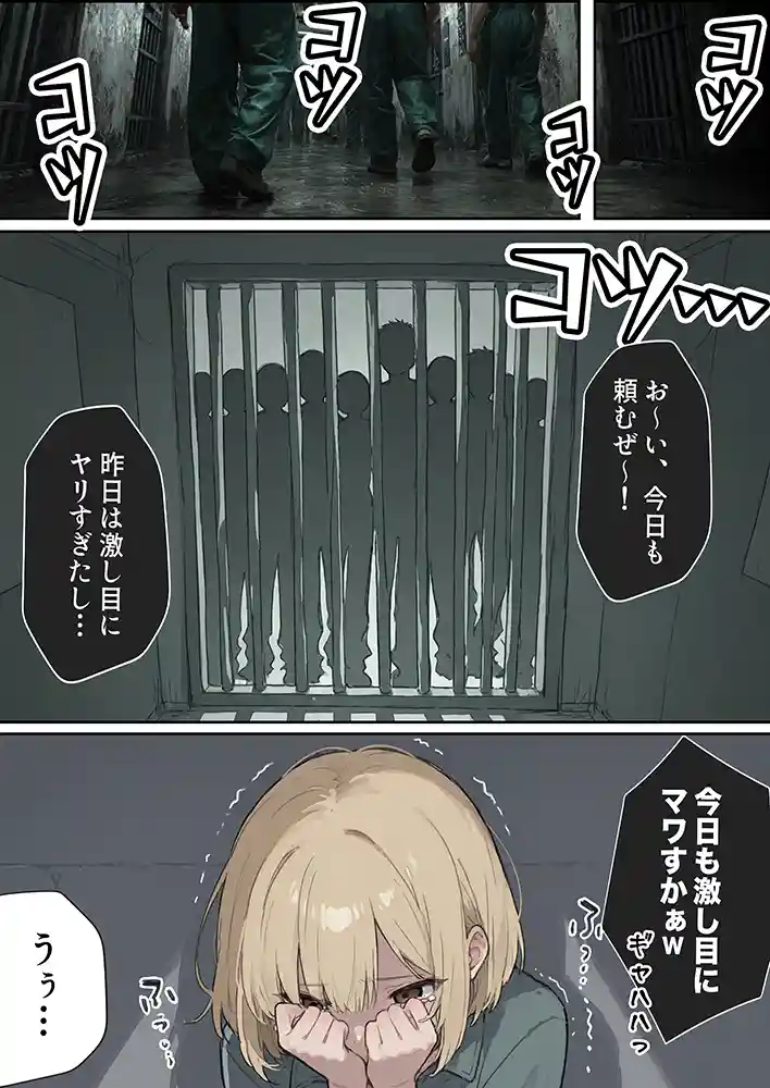 男性刑務所肉便器女 男として誤認逮捕されたOLの末路 同人フル漫画画像1