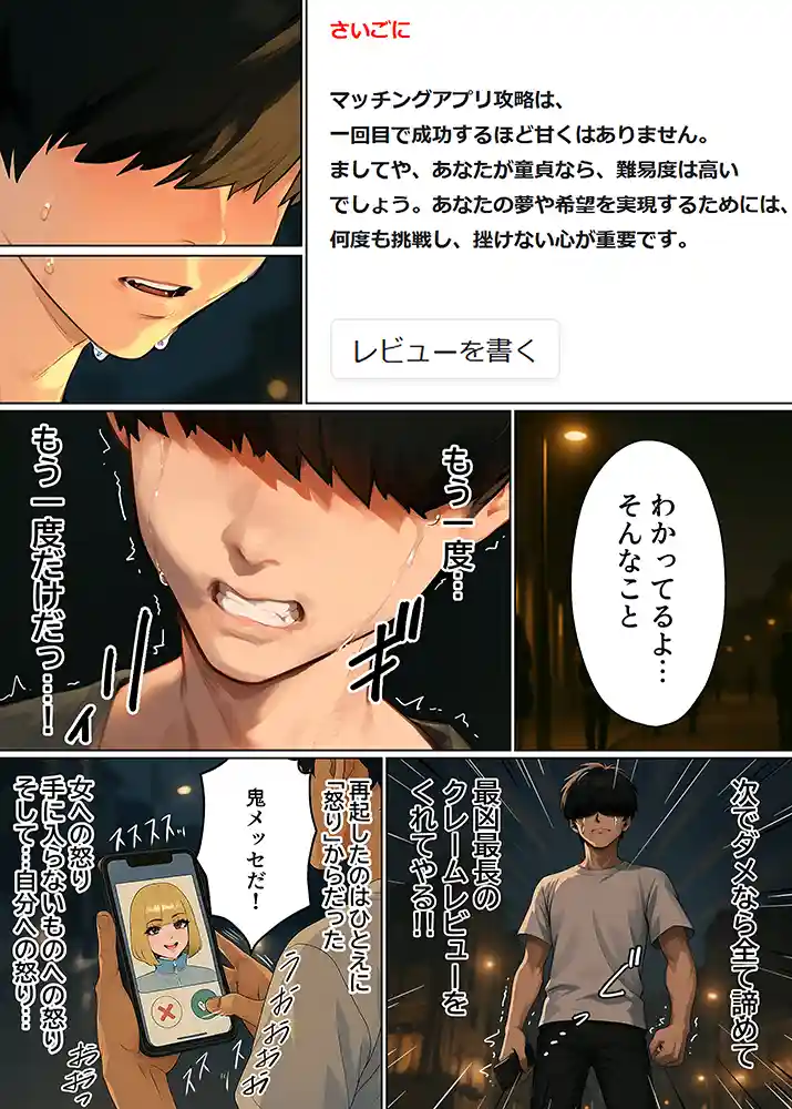 童貞エンジニアの体験談…「【実話】童貞マチアプ体験記！冴えないエンジニア（23）が愛を証明するまでwww」の画像 同人フル漫画画像23
