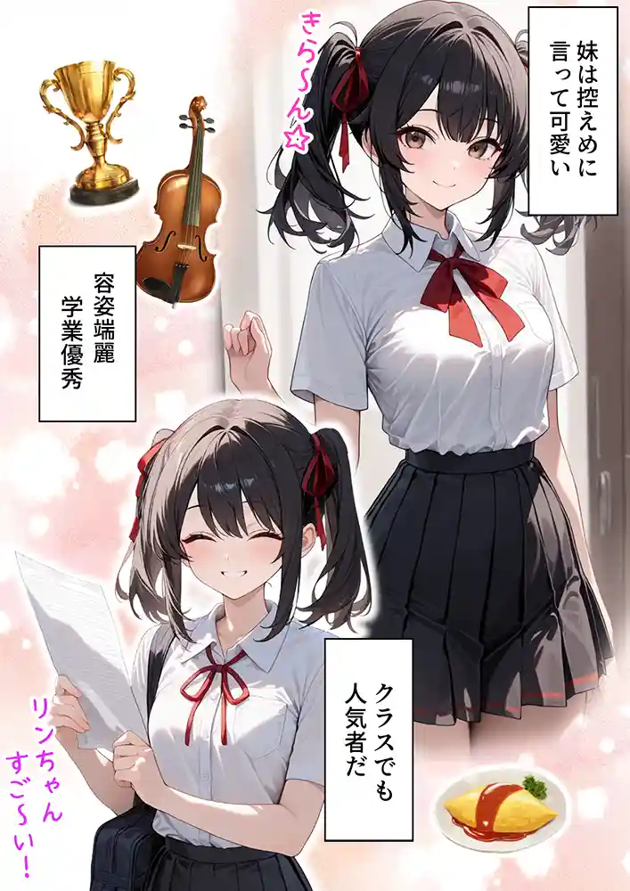 妹の本心は…「ナマイキ妹が催◯アプリで兄LOVEバレした話」の画像 同人フル漫画画像9