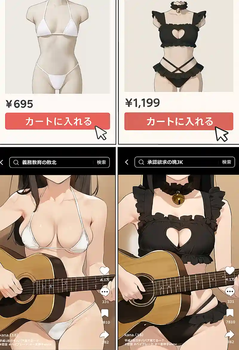 【裏実話】承認欲求に負けた歌好き陰キャkana.（18）、エロ垢転生で担任に身バレ→人生終了のお知らせ?（＾o＾）/wwwの画像31