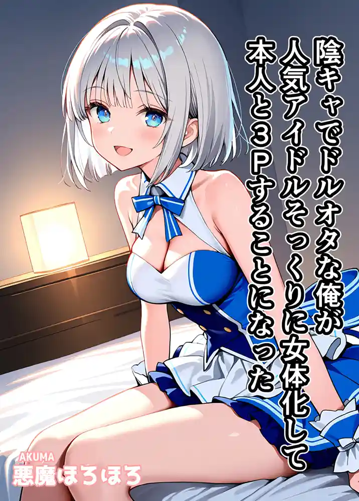 陰キャでドルオタな俺が人気アイドルそっくりに女体化して本人と3 Pすることになったの画像1
