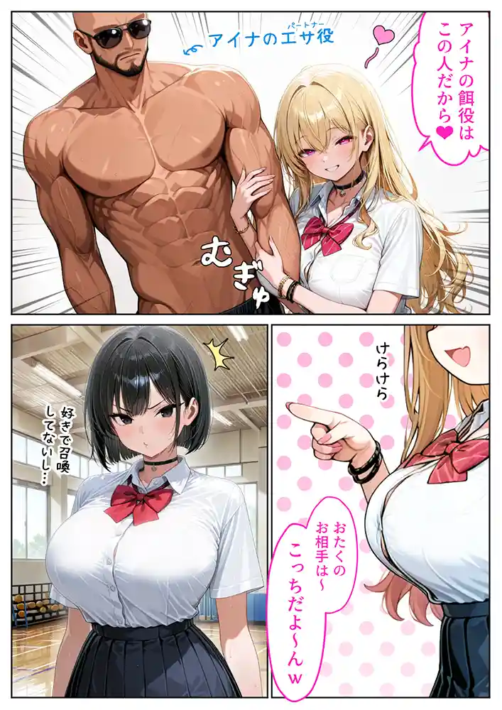 “【エロ漫画】サキュバスJ◯