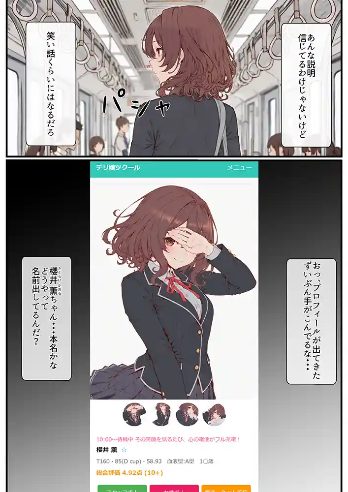 “【エロ漫画】デリ嬢ツクール