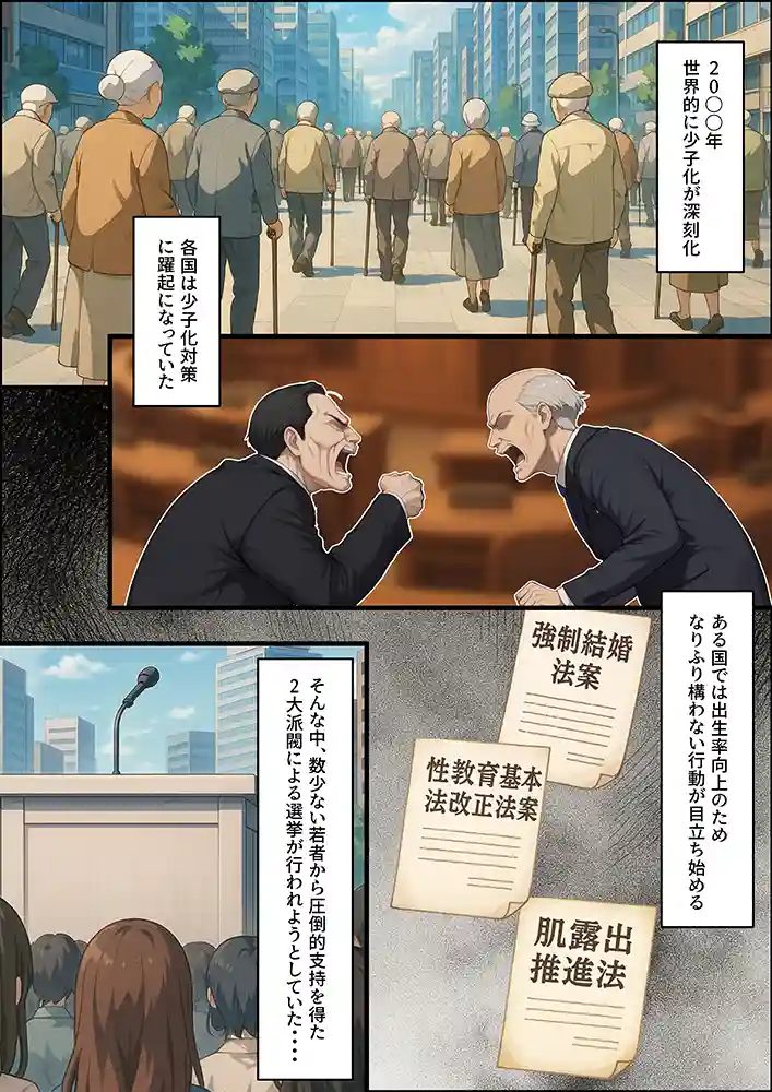 “【エロ漫画】投票率99％！？寝取り派VS純愛派〜勝者の先に待つ日常〜【しゃる】無料エロ漫画同人誌