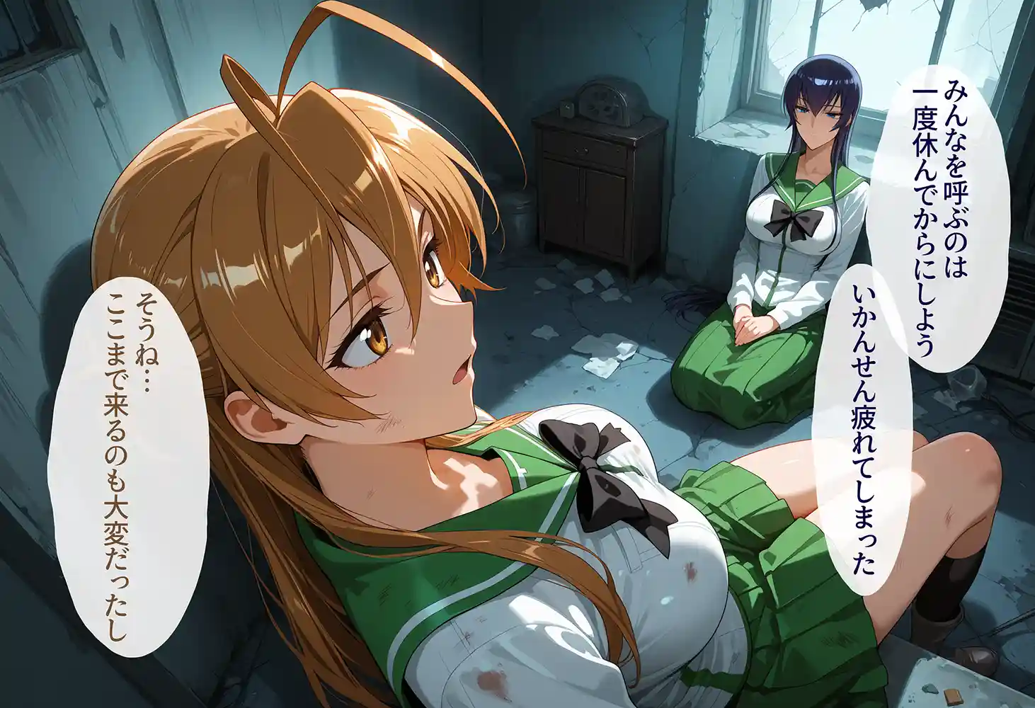“【エロ漫画】ゾンビがまんえんしたH〇TDの世界で…催●