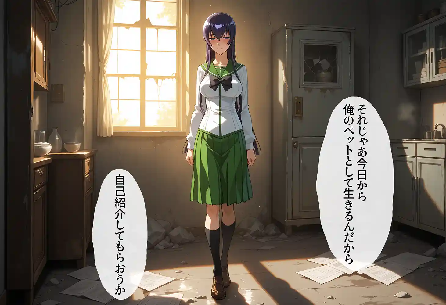 “【エロ漫画】ゾンビがまんえんしたH〇TDの世界で…催●