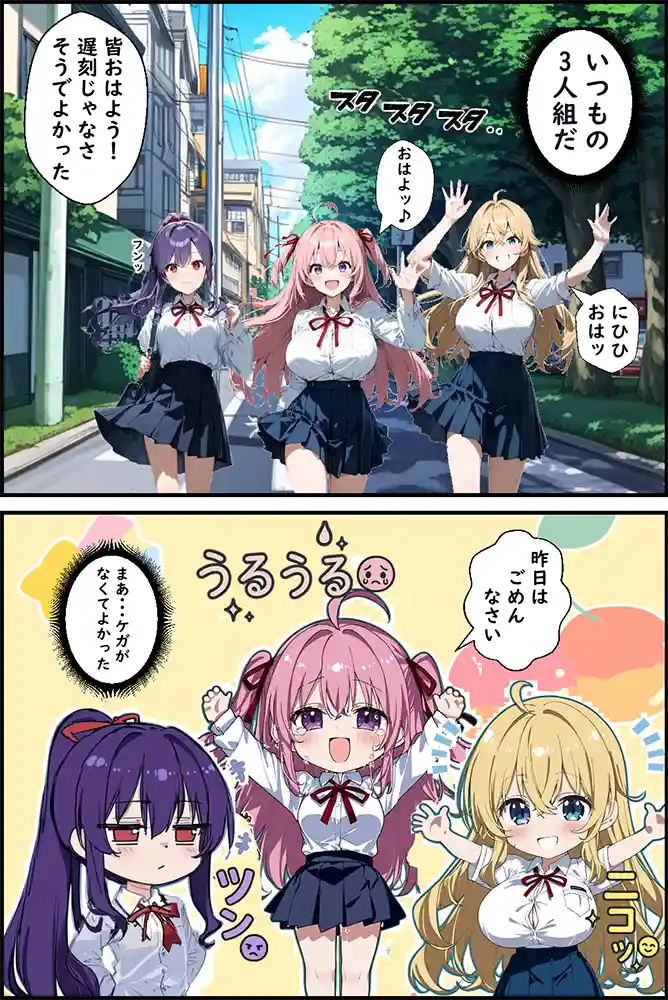 “【エロ漫画】Hぷにんぐ