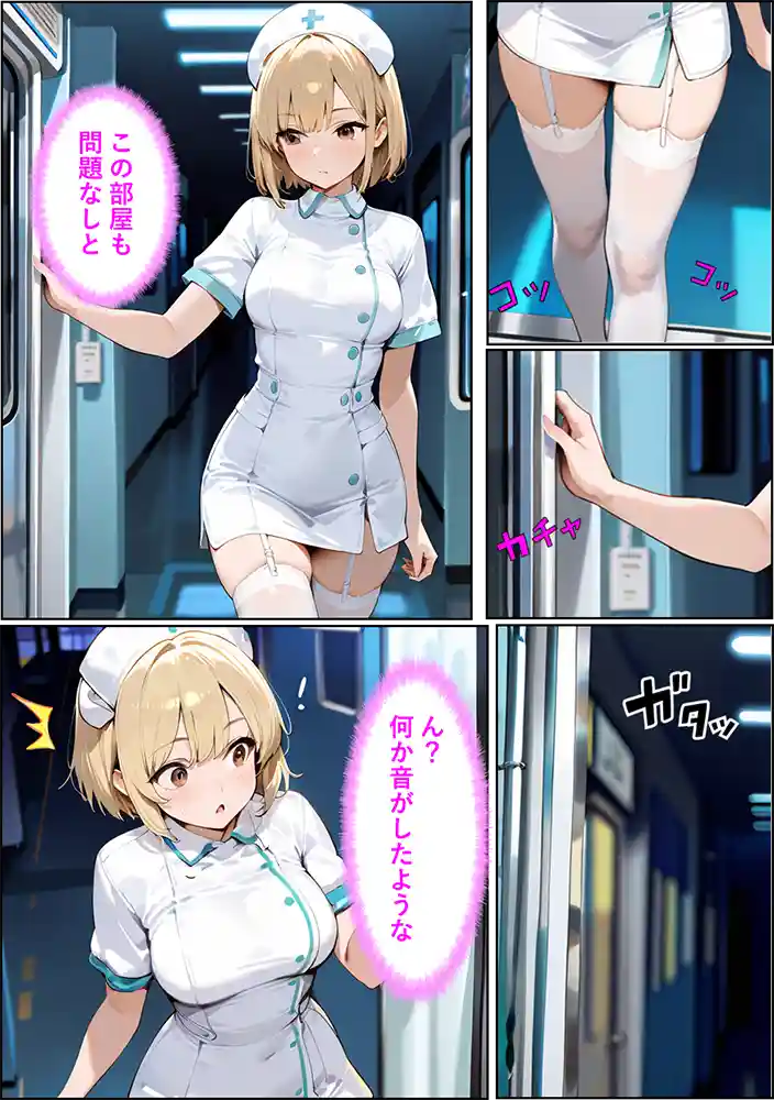 “【エロ漫画】巨尻病棟〜金髪ナースの巨尻がエロすぎる件について〜【eguchicorporation】無料エロ漫画同人誌