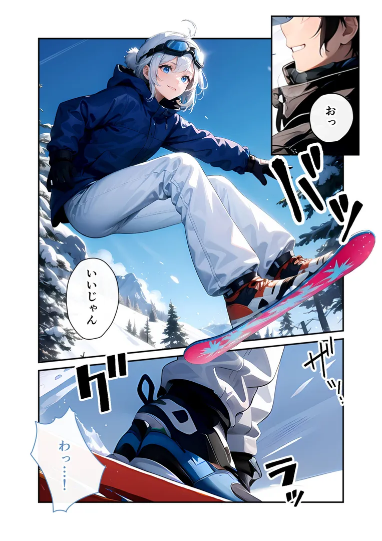 【エロ漫画】いちゃLOVE純情ベッドルーム 〜スノボデート、甘いひとときに溶ける両片想い〜 モザイク版【ラビットフット】無料エロ漫画商業誌のフル画像6