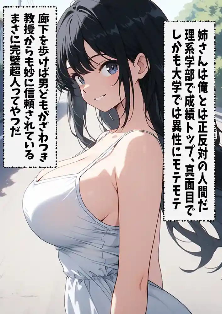 “【エロ漫画】大好きな姉がチャラ男♂の前でメス♀の顔を見せている【ピート出版】無料エロ漫画同人誌