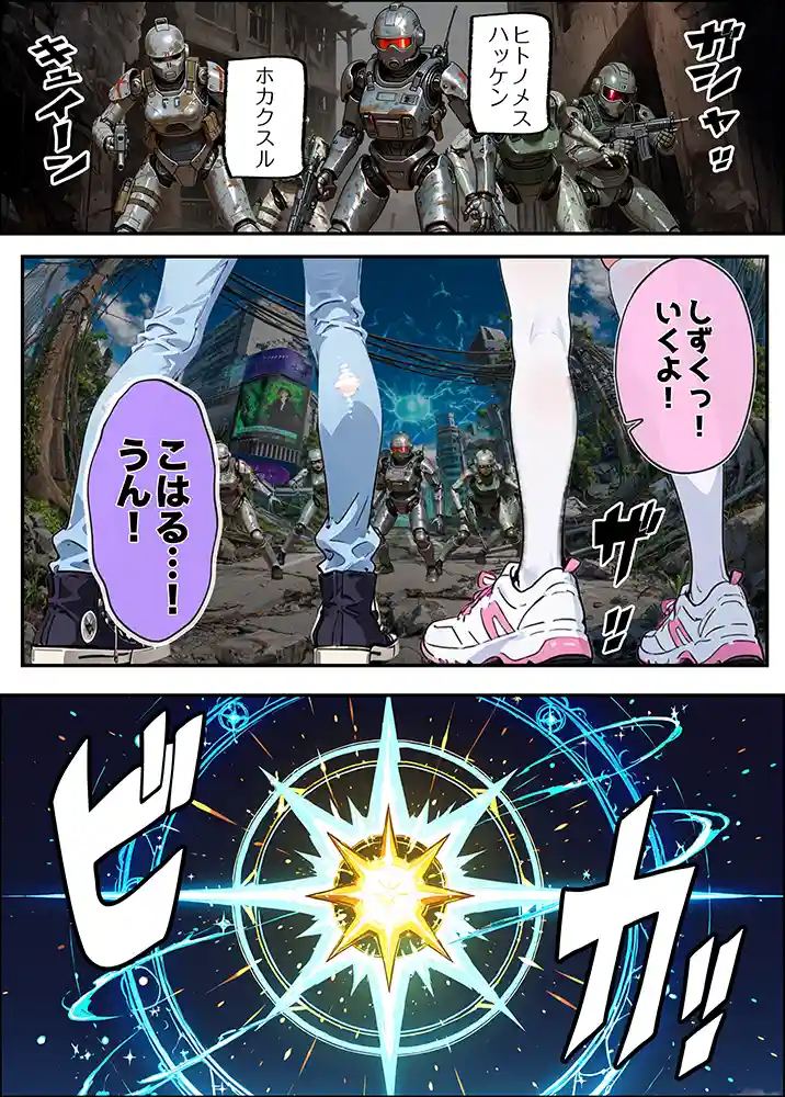 “【エロ漫画】AIが支配する世界で人類を裏切った俺は正義の魔法少女をドスケベ調教する【妄想体験コミック@MTコミック】無料エロ漫画同人誌