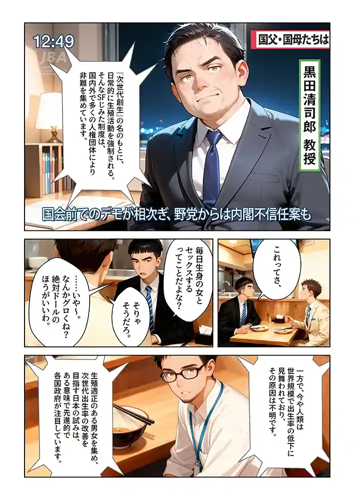 “【エロ漫画】アルファオーバーライド