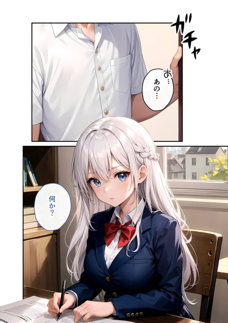 【エロ漫画】陰キャの僕、透視の力を手に入れる。第十一話 〜お嬢様副会長の乱れた息遣い〜 モザイク版【ラビットフット】無料エロ漫画商業誌 フル漫画画像3