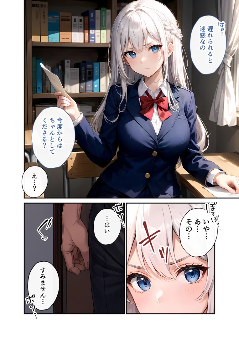 【エロ漫画】陰キャの僕、透視の力を手に入れる。第十一話 〜お嬢様副会長の乱れた息遣い〜 モザイク版【ラビットフット】無料エロ漫画商業誌 漫画フル画像5